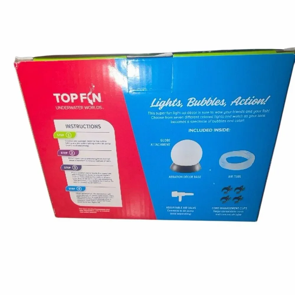Top Fin See Your Future Aeration Decor - Custom ColorFlow LED Lighting